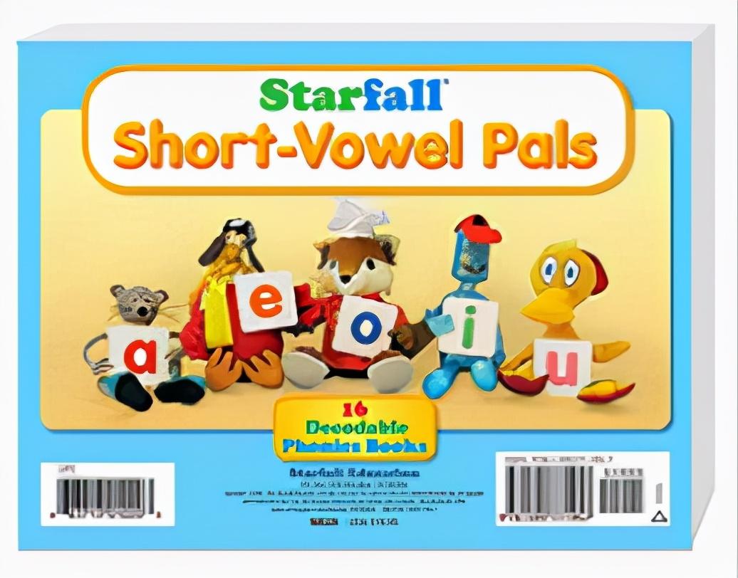 Starfall Short-Vowel Pals 16 Decodable Phonics Books