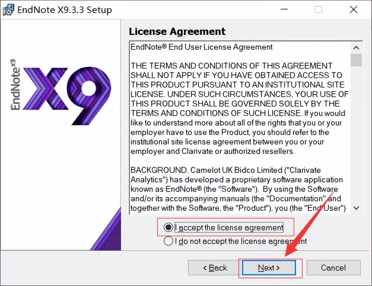 EndNote X9.3.3软件下载及安装教程