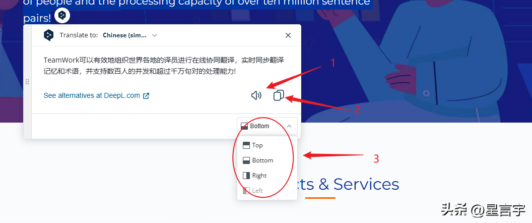 DeepL浏览器插件，网页翻译利器