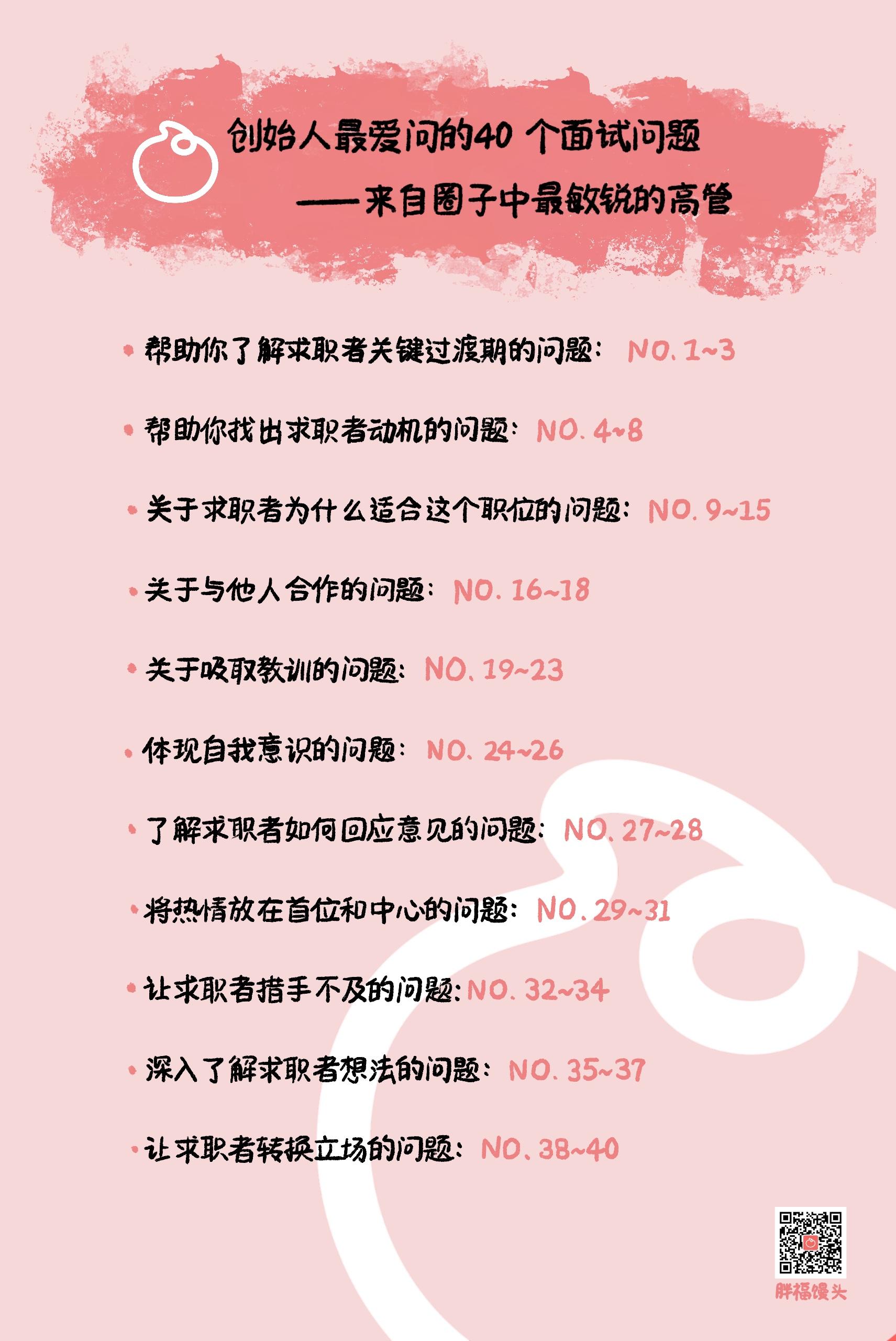 40个高价值面试问题，来自这个星球最敏锐的一群科技高管