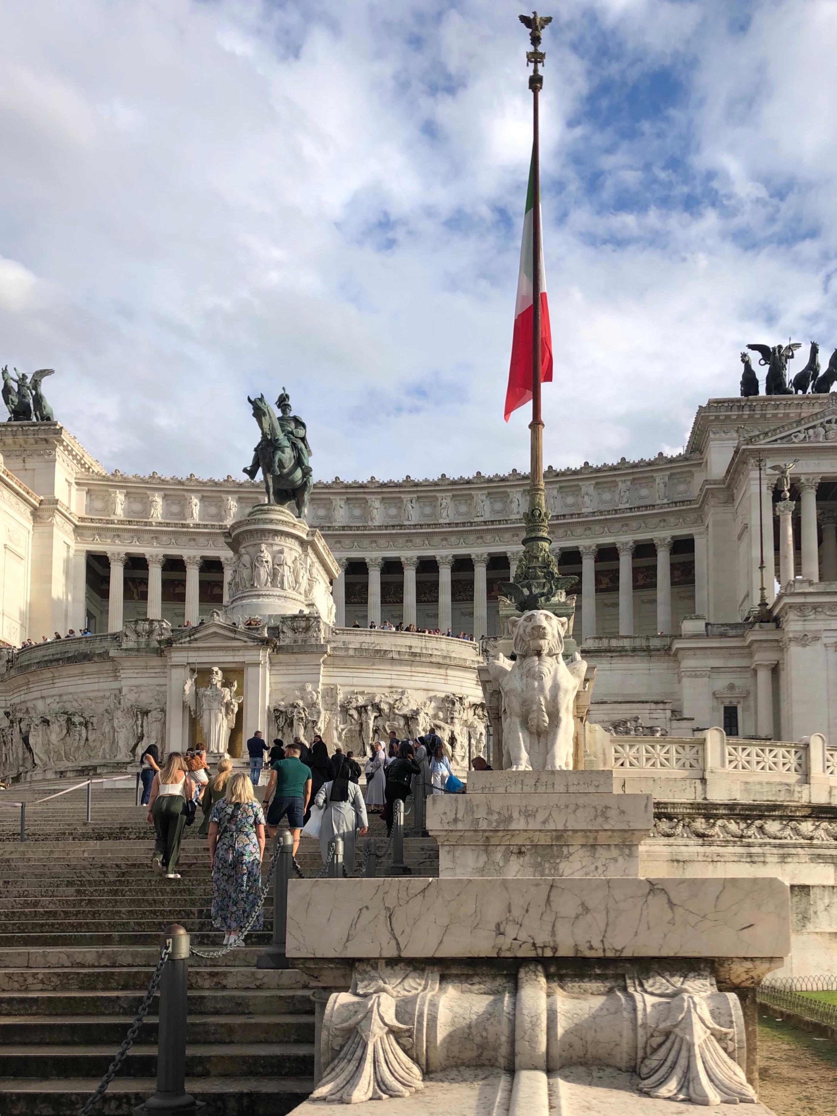欧洲游记：罗马的威尼斯广场与维托里亚诺纪念堂 Vittoriano