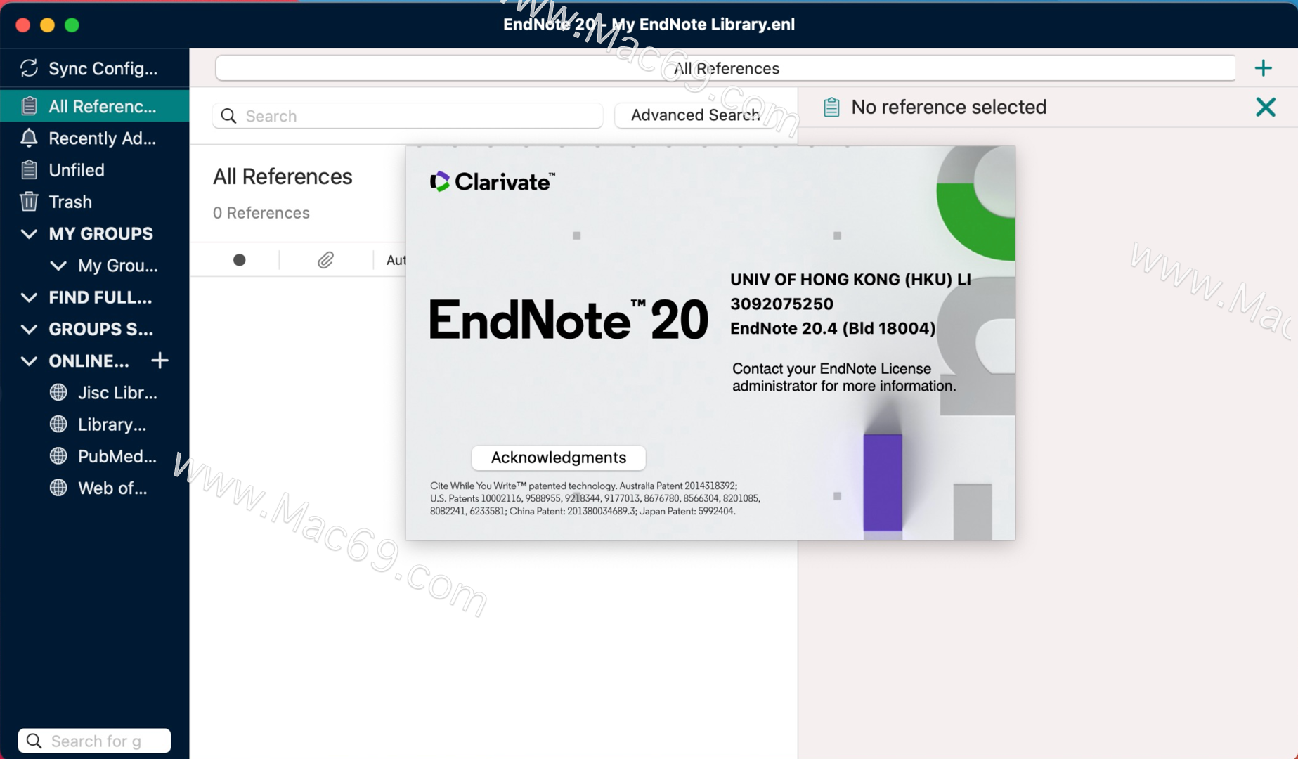 亲测好用的文献管理软件：EndNote 20大客户版 for Mac