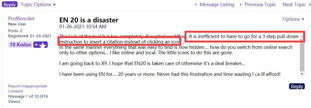 EndNote 20.1终于向用户屈服，距离X9不远了！