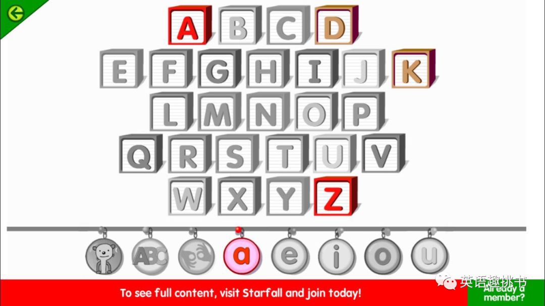 超好用的低幼英语学习网站Starfall 手机APP安装包分享了！