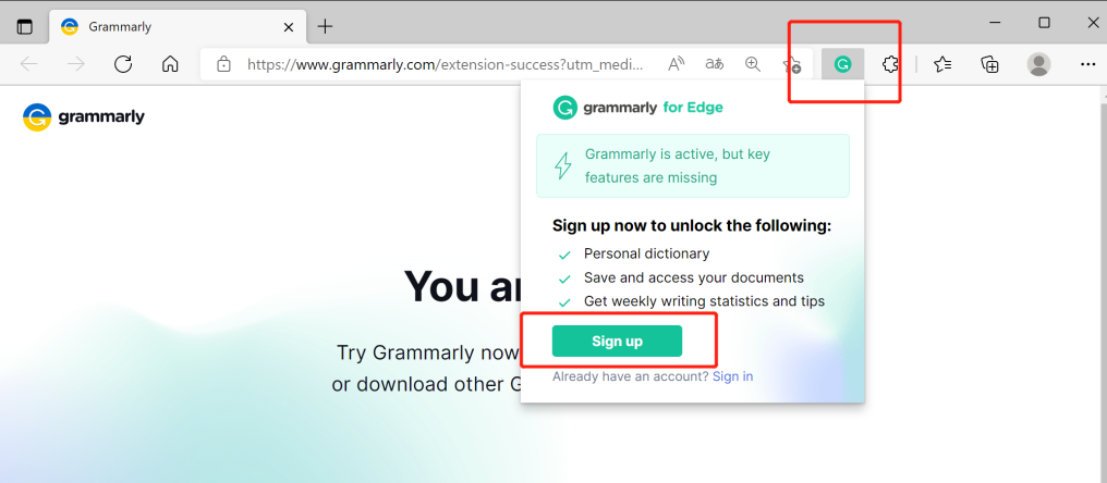 Grammarly-浏览器插件安装及体验升级