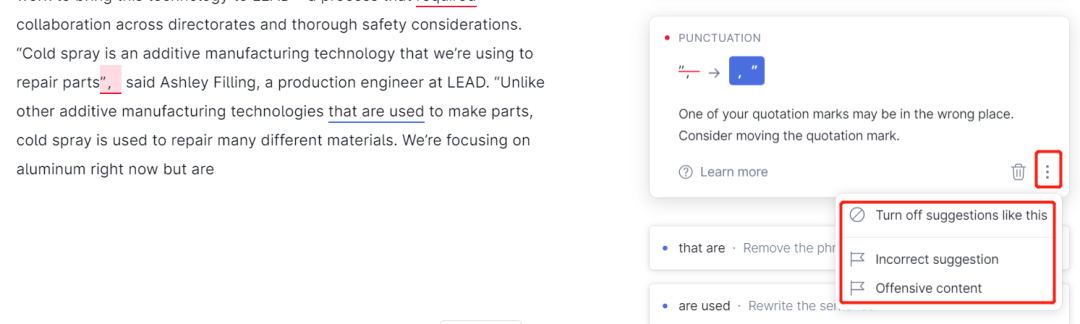 Grammarly—设置您的个性化写作风格（Writing Styles）