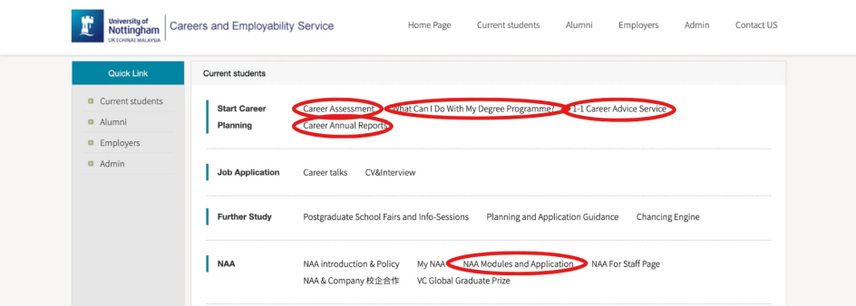 Careers and further study service and resource