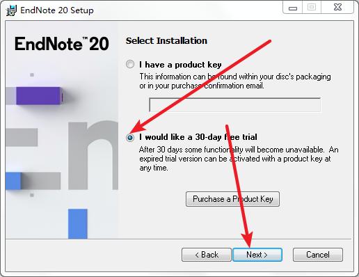 EndNote20安装教程