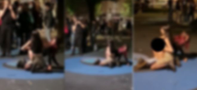 【意·聚焦】米兰2女子当众赤身裸体，上演成人片一幕！