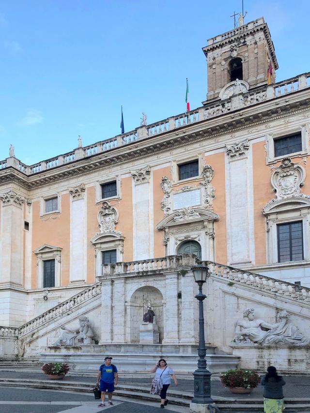 欧洲游记：罗马的卡比托利欧广场 Piazza del Campidoglio