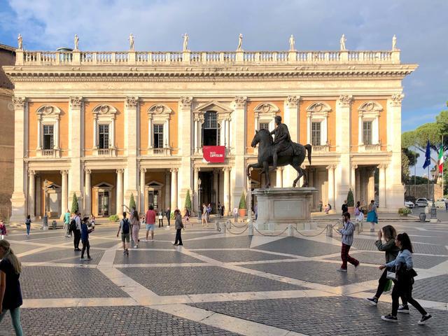 欧洲游记：罗马的卡比托利欧广场 Piazza del Campidoglio