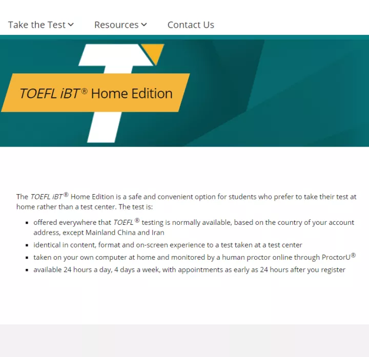 TOEFL iBT家庭版托福考试全流程（TOEFL Special Home Edition）