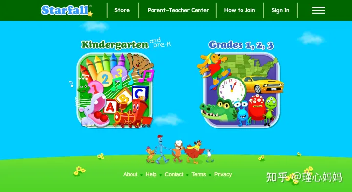 自然拼读免费网站Starfall,帮你剩下培训班的钱