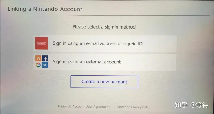 ​Switch主机账号官网注册教程