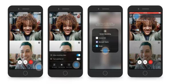 Skype通过视频通话共享Android和iOS手机屏幕