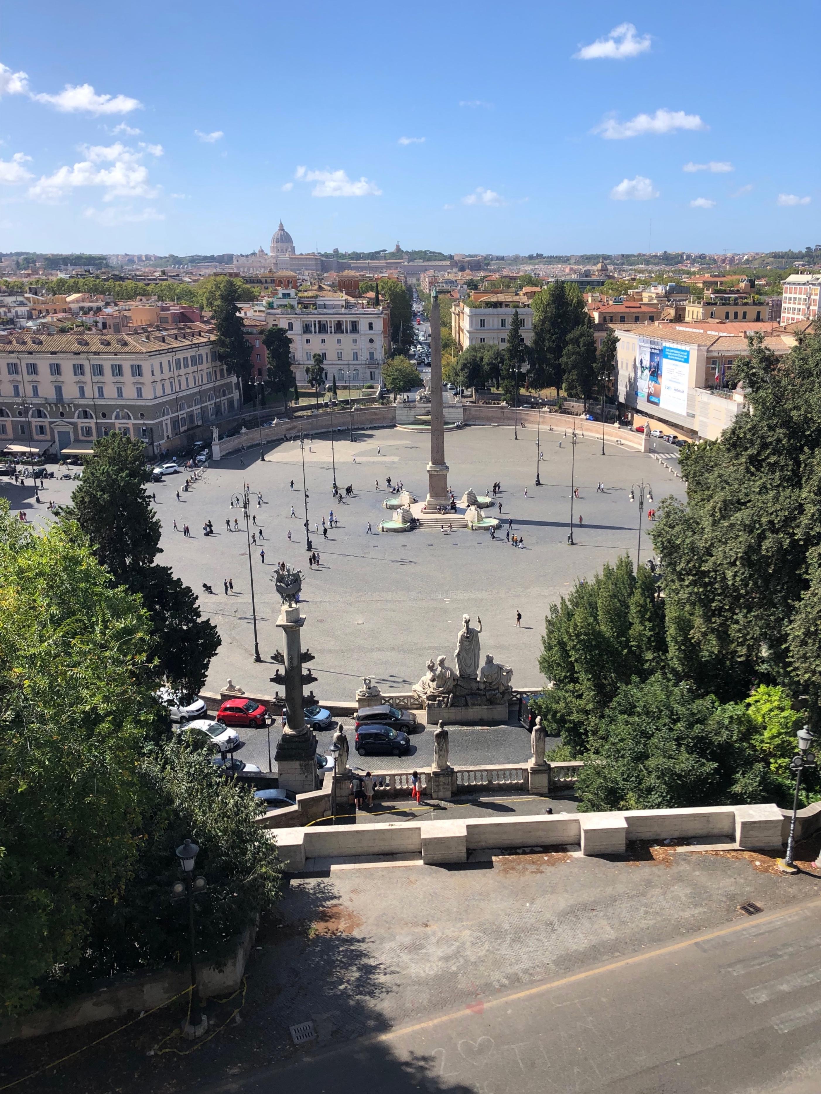 欧洲游记：罗马的人民广场 Piazza del Popolo