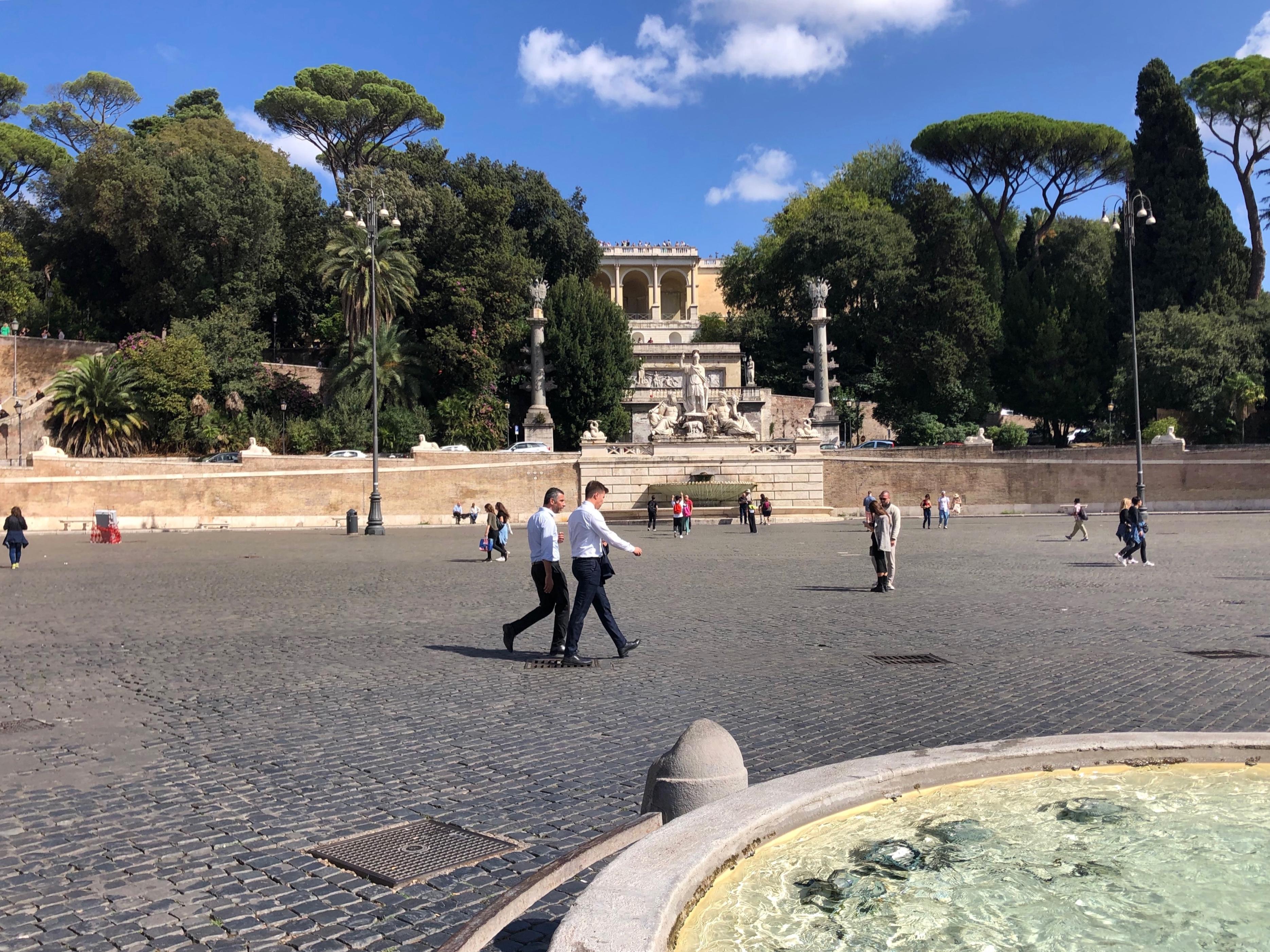 欧洲游记：罗马的人民广场 Piazza del Popolo