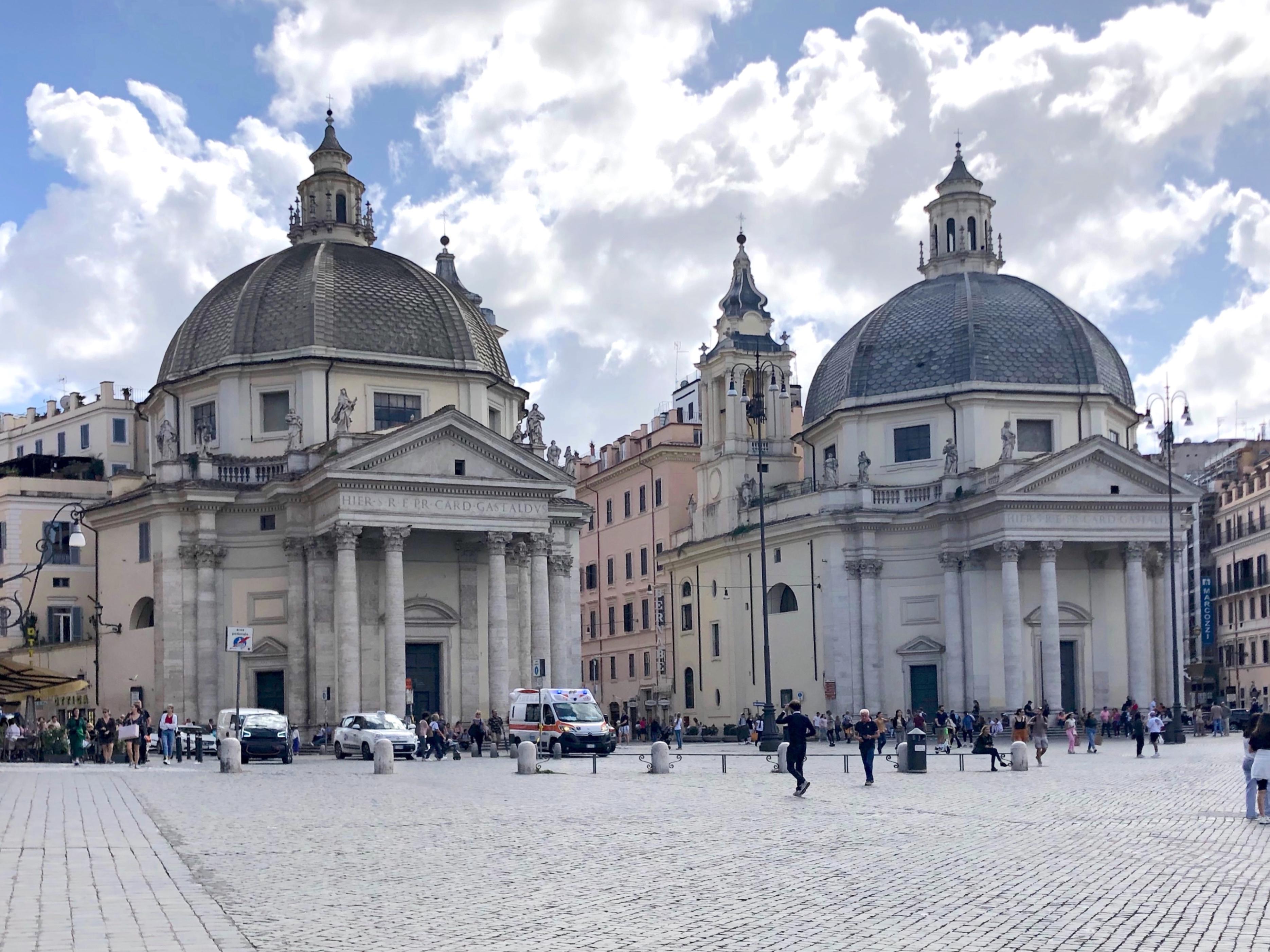 欧洲游记：罗马的人民广场 Piazza del Popolo