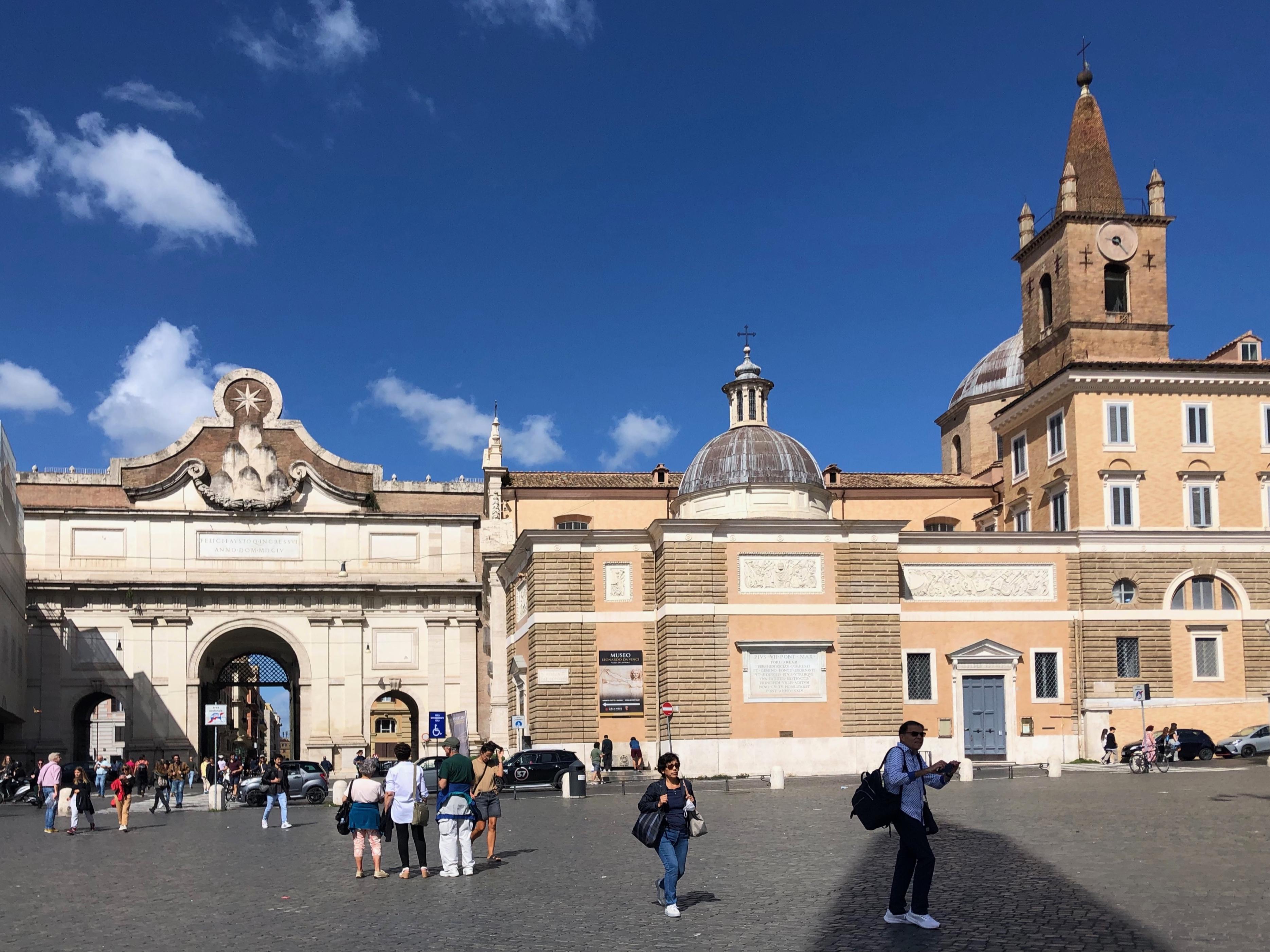 欧洲游记：罗马的人民广场 Piazza del Popolo