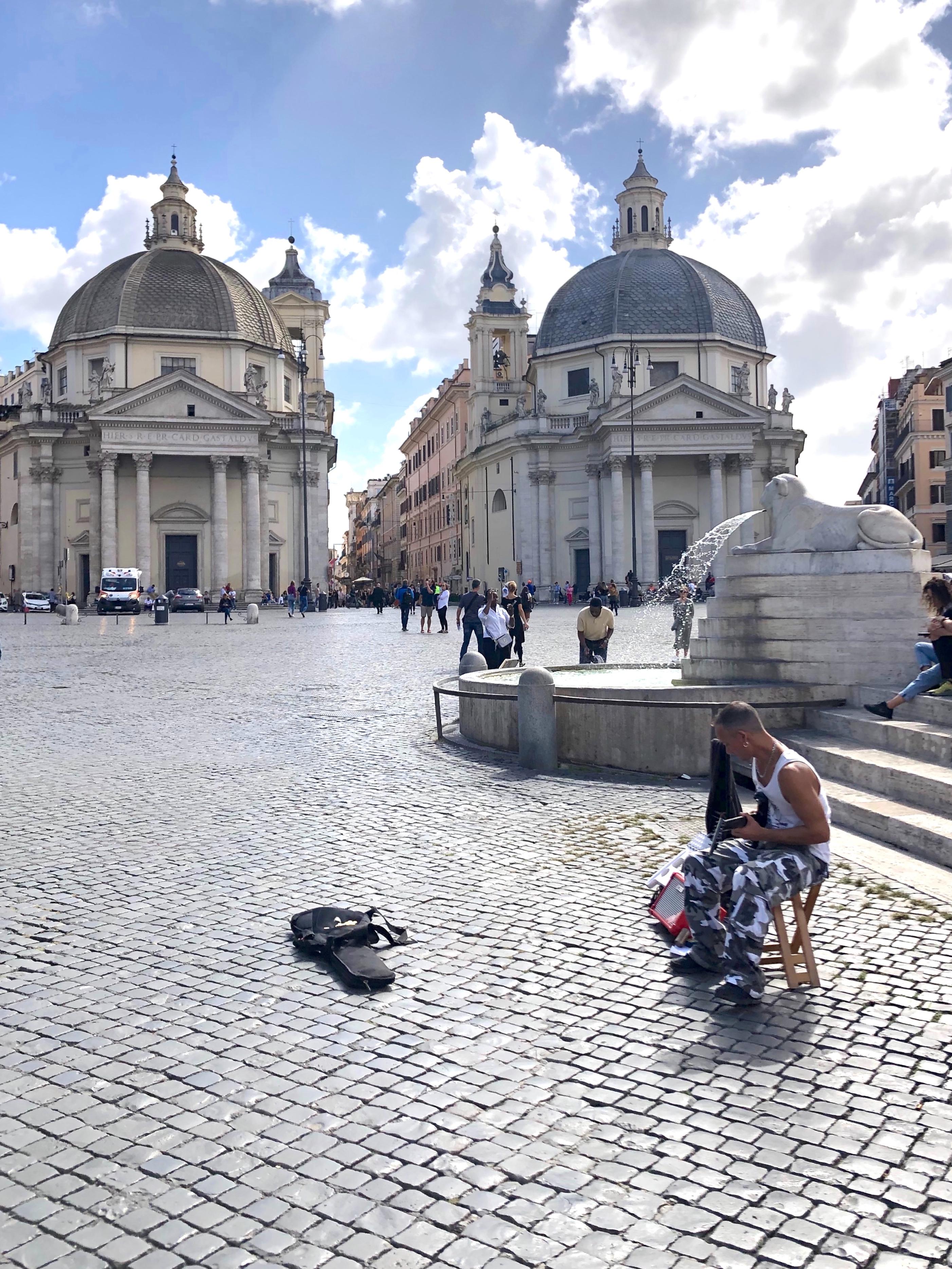 欧洲游记：罗马的人民广场 Piazza del Popolo