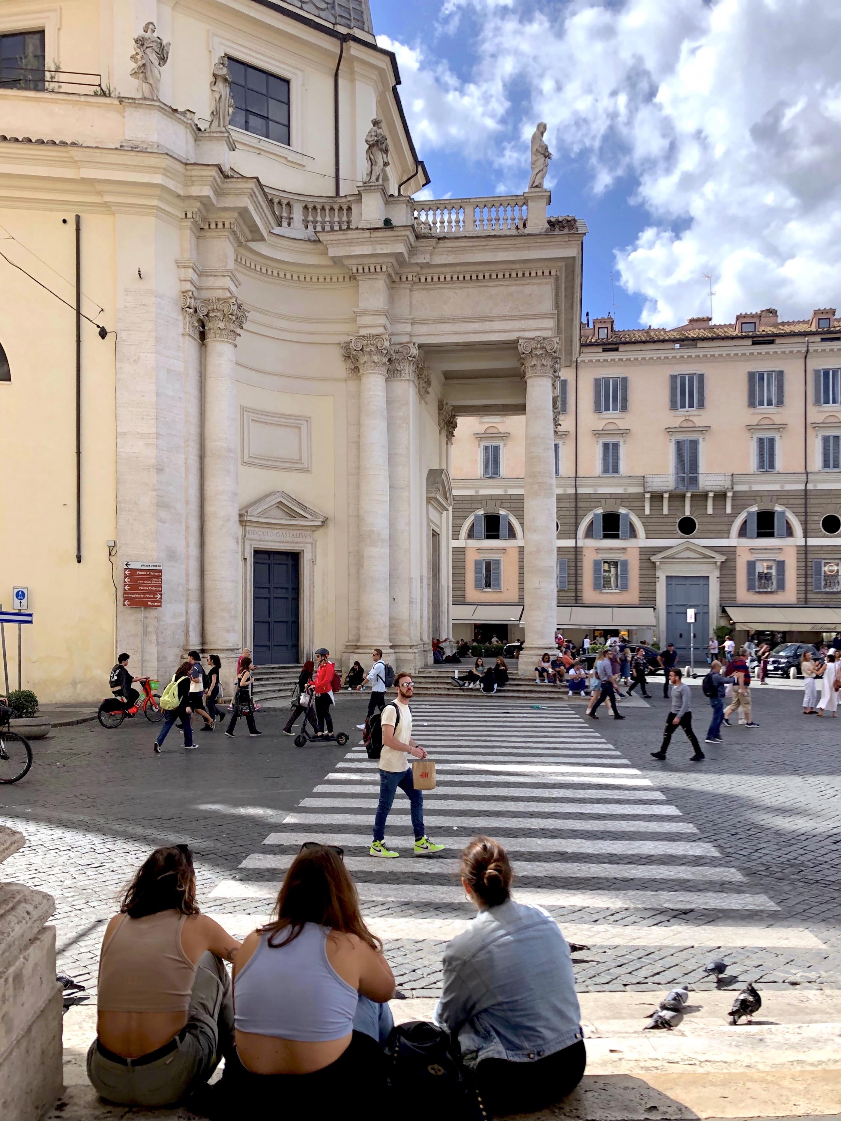 欧洲游记：罗马的人民广场 Piazza del Popolo