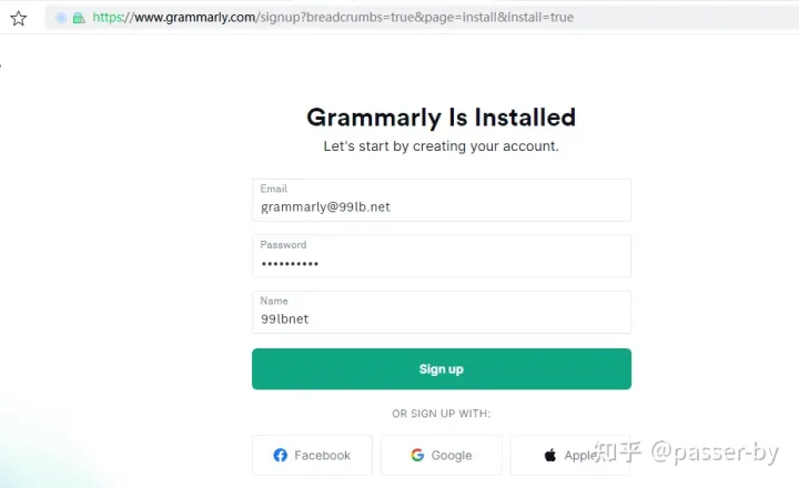 Grammarly账号注册教程