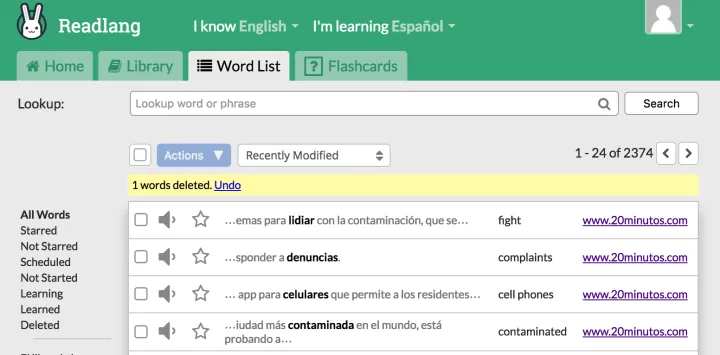 最有效率的背单词工具：阅读工具Readlang+闪卡应用Quizlet