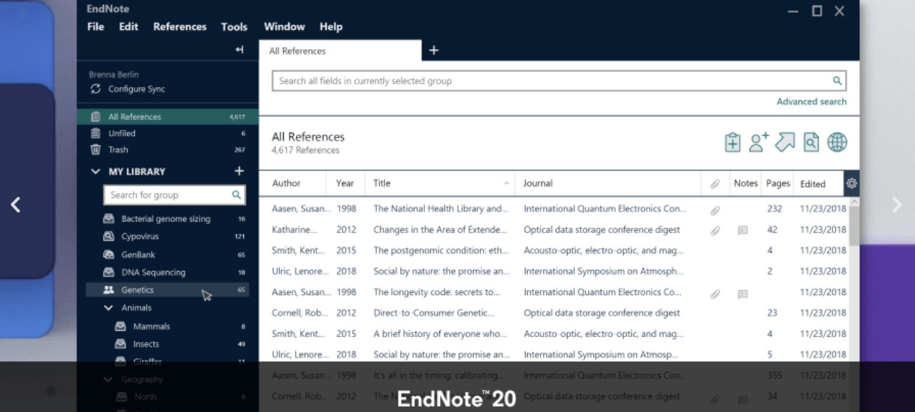 EndNote 20(文献管理软件) v20.5 win/mac永久激活版