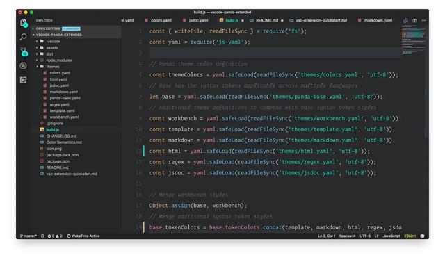 分享 7 个新鲜的 VSCode 漂亮的代码主题，让你的开发心情更愉悦