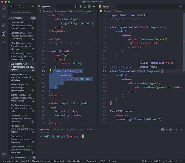 分享 7 个新鲜的 VSCode 漂亮的代码主题，让你的开发心情更愉悦